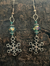 Load image into Gallery viewer, Snowflake Earrings