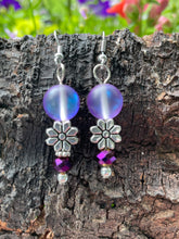 Load image into Gallery viewer, Purple Flower Necklace Set