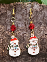 Load image into Gallery viewer, Snowman Earrings