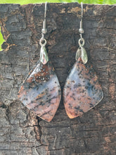 Load image into Gallery viewer, Honey Dendrite Agate Earrings