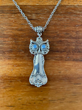 Load image into Gallery viewer, Silverware Owl Necklace