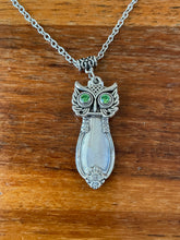 Load image into Gallery viewer, Silverware Owl Necklace