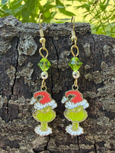 Load image into Gallery viewer, Grinch Earrings