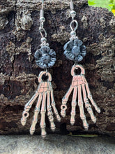 Load image into Gallery viewer, Skeleton Hand Earrings