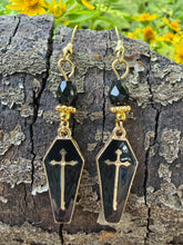 Load image into Gallery viewer, Coffin Earrings