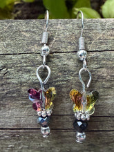 Load image into Gallery viewer, Butterfly Crystal Earrings
