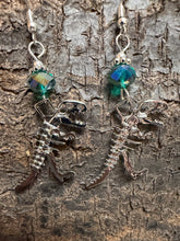 Load image into Gallery viewer, T-Rex Skeleton Earrings