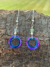 Load image into Gallery viewer, Crystal Hoop Earrings