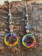 Load image into Gallery viewer, Crystal Hoop Earrings