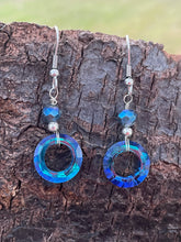 Load image into Gallery viewer, Crystal Hoop Earrings