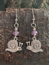 Load image into Gallery viewer, Snail Earrings