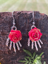 Load image into Gallery viewer, Skeleton Hand Earrings
