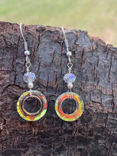 Load image into Gallery viewer, Crystal Hoop Earrings