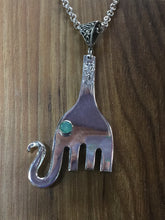 Load image into Gallery viewer, Fork Elephant Necklace