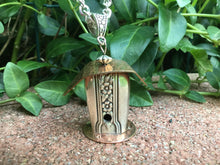 Load image into Gallery viewer, Handmade Bird House Necklace