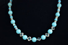 Load image into Gallery viewer, Angelite Necklace and Earrings Set