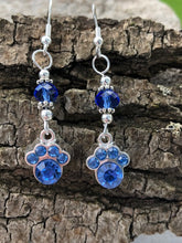 Load image into Gallery viewer, Crystal Paw Earrings