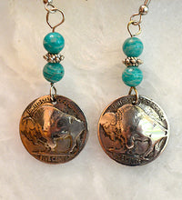 Load image into Gallery viewer, Buffalo Nickel Earrings