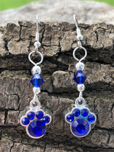 Load image into Gallery viewer, Crystal Paw Earrings