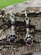 Load image into Gallery viewer, Crystal Paw Earrings