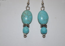 Load image into Gallery viewer, Howlite Necklace and Earrings Set