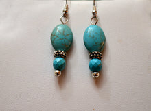 Load image into Gallery viewer, Howlite Necklace and Earrings Set