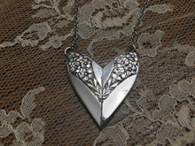 Load image into Gallery viewer, Silverware Heart Necklace Princess Royal