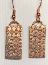 Load image into Gallery viewer, Copper Earrings Harlequin