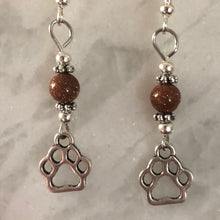 Load image into Gallery viewer, Paw Print Earrings small