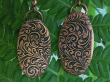 Load image into Gallery viewer, Copper Earrings Oval