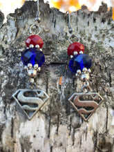 Load image into Gallery viewer, Superman Earrings