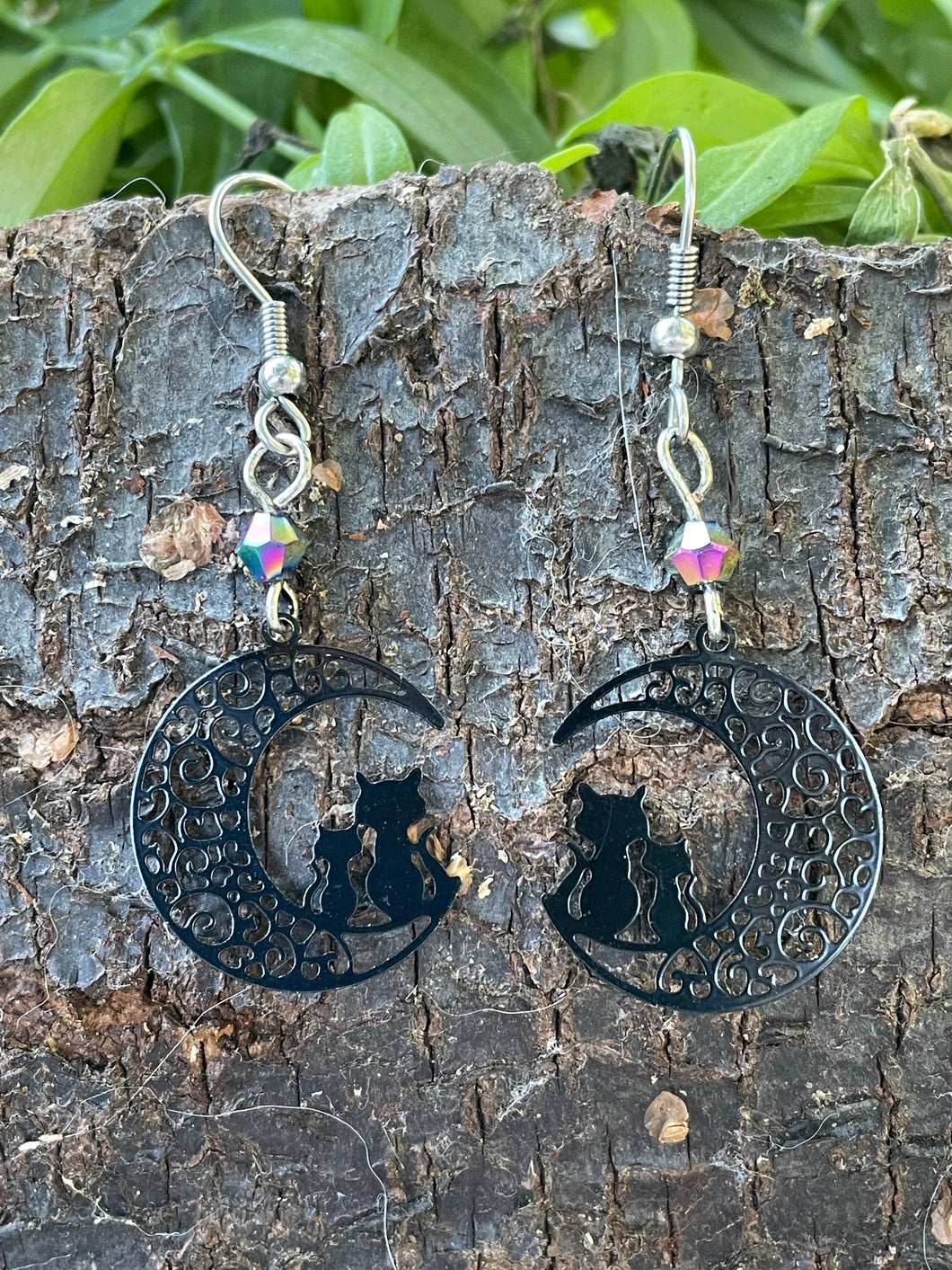 Black Cat Earrings
