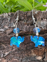 Load image into Gallery viewer, Crystal Elephant Earrings