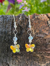 Load image into Gallery viewer, Butterfly Crystal Earrings
