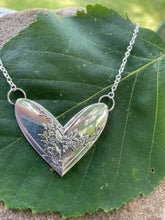 Load image into Gallery viewer, Silverware Heart Necklace Queen Bess II