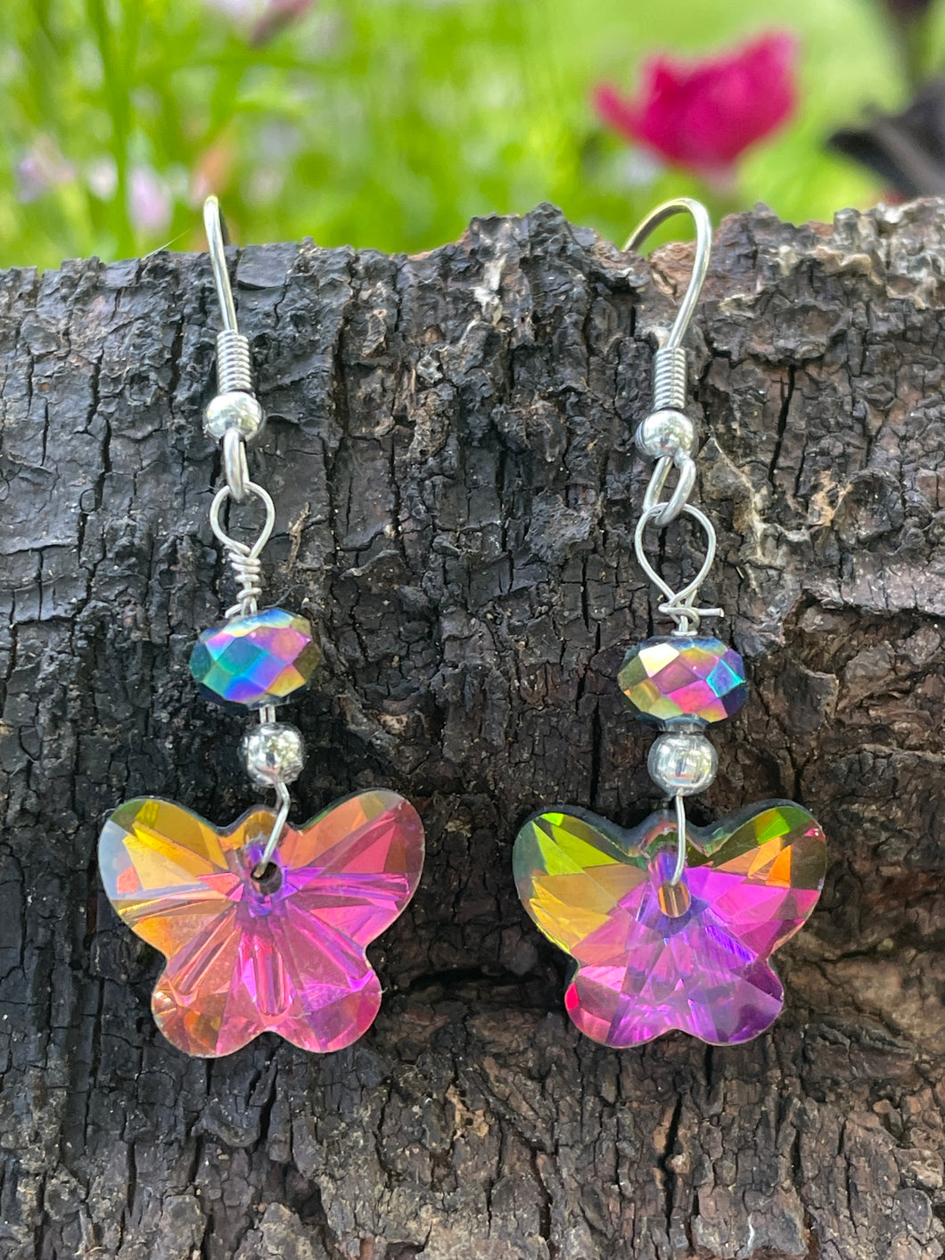 Butterfly Crystal Earrings