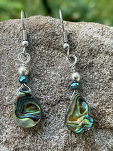 Load image into Gallery viewer, Abalone Teardrop Necklace and Earrings