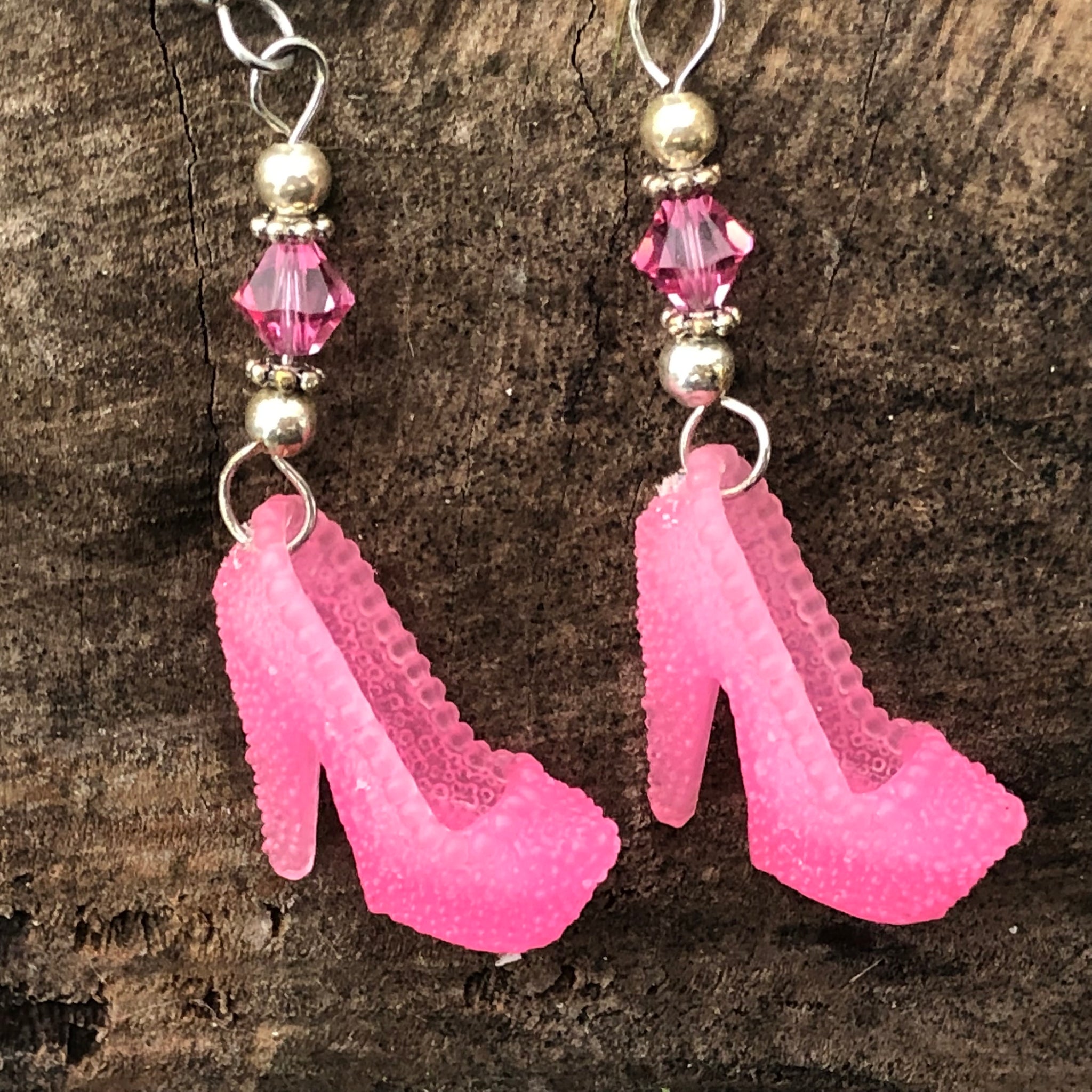 barbie shoe earrings