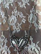 Load image into Gallery viewer, Silverware Heart Necklace Dewitt