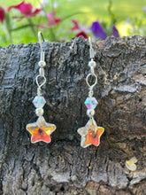 Load image into Gallery viewer, Crystal Flower Earrings