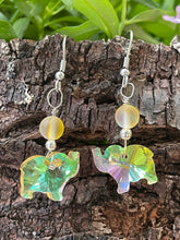 Load image into Gallery viewer, Crystal Elephant Earrings