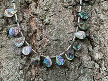 Load image into Gallery viewer, Abalone Teardrop Necklace and Earrings