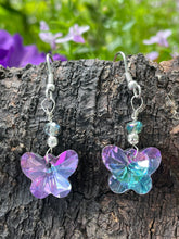 Load image into Gallery viewer, Butterfly Crystal Earrings