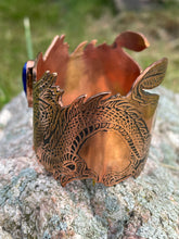 Load image into Gallery viewer, Double Dragon Copper Cuff