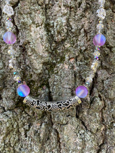 Load image into Gallery viewer, Pansy Necklace and Earrings Set