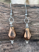 Load image into Gallery viewer, Bronze Teardrop Earrings