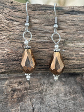 Load image into Gallery viewer, Bronze Teardrop Earrings