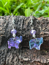 Load image into Gallery viewer, Crystal Elephant Earrings