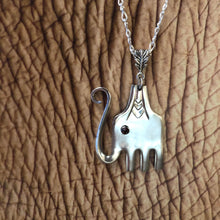 Load image into Gallery viewer, Fork Elephant Necklace