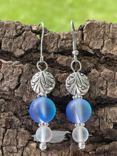 Load image into Gallery viewer, Blue Dragonfly Necklace and Earrings Set